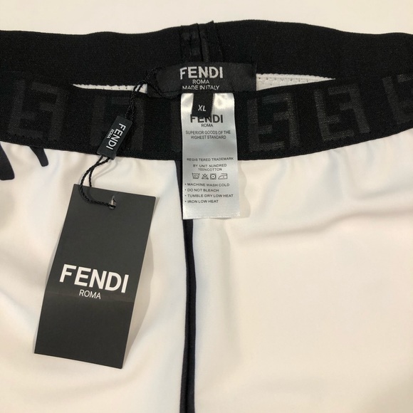 Fendi Roma Joshua Vides Tech Fabric Leggings XL - Picture 2 of 11